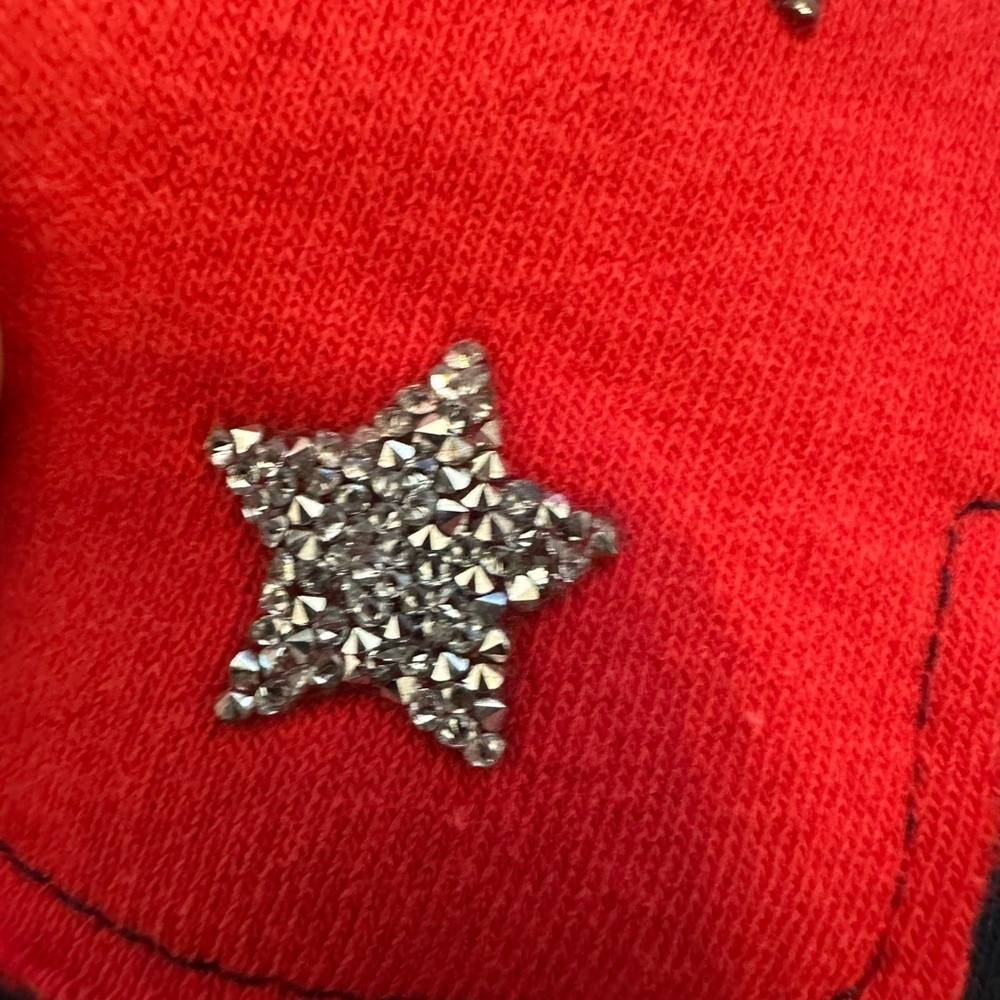 Judith March Custom Number Sweatshirt with Red 27 and Silver Stars Size XL - Picture 5 of 5